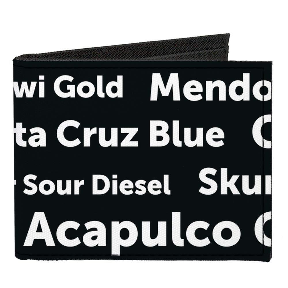 4678 Standard Canvas Bifold Wallet Weed Quote, 4.0" x 3.5"